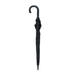 schwarz beschichtete Metallstange. Gebogener schwarzer gummierter ABS-Griff und grauer Knopf. Manuelles Schließen. Durchmesser: 102 cm. Lang. Mast: 58cm-Schwarz-8719941025592