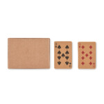 Decks mit 54 2-Deck-Spielkarten aus Recyclingpapier in einer Kraftbox.-Holz-8719941057135-1