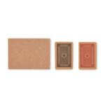 Decks mit 54 2-Deck-Spielkarten aus Recyclingpapier in einer Kraftbox.-Holz-8719941057135-3