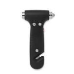 3 in 1 Sicherheitshammer mit Gurtschneider und LED-Licht. Im ABS. 3 AG3-Batterien enthalten.-Schwarz-8719941009745-1