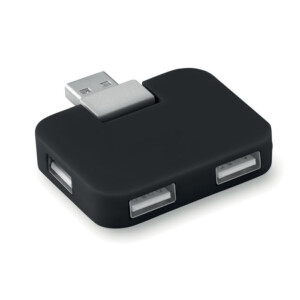 ABS-Hub für 4 USB-Ports.-Schwarz-8719941002562