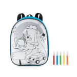 600D Malrucksack mit 5 Markern inklusive.-Türkis-8719941032088-2
