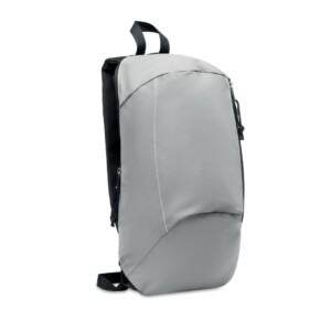 einer Außentasche mit Reißverschluss und für mehr Komfort einem gepolsterten Rücken aus 600D-Polyester.-Silber matt-8719941050396-1