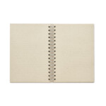 80 Blatt liniertes Graspapier und Kartoneinband (40 %). Hergestellt in der EU.-Beige-8719941057463