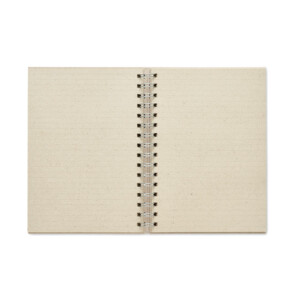 80 Blatt liniertes Graspapier und Kartoneinband (40 %). Hergestellt in der EU.-Beige-8719941057463