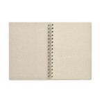 80 Blatt liniertes Graspapier und Kartoneinband (40 %). Hergestellt in der EU.-Beige-8719941057463-1