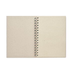 80 Blatt liniertes Graspapier und Kartoneinband (40 %). Hergestellt in der EU.-Beige-8719941057463-1