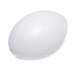 Anti-Stress in Form eines Rugbyballs. KÖNNTE.-Weiß-8719941024298-1