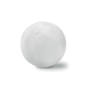 Großer aufblasbarer Wasserball aus PVC. Aufgeblasen: bis ~40cm-Weiß-8719941028470