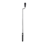 Ausziehbare Lampe aus Aluminium mit Magnet oben und seitlichem Clip. 4 LR44-Batterien enthalten. Maximale Länge 57 cm.-Schwarz-8719941006980-3