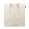 Einkaufstasche aus Bio-Baumwolle mit langen Henkeln. 105 g/m². Hergestellt aus Bio-Baumwolle