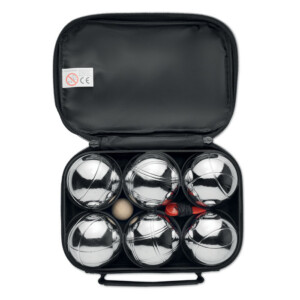 geliefert in einer 600D-Polyesterhülle. Kugelgewicht 730 g und Durchmesser 73 mm-Schwarz-8719941010079