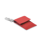 CPR-Maske in einer Tasche und einem Schlüsselring.-Rot-8719941030091-2