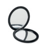 Doppelseitiger Spiegel mit gummierter Oberfläche: ein Vergrößerungsspiegel und ein normaler.-Schwarz-8719941025325