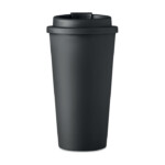 Doppelwandiger PP-Becher. Fassungsvermögen: 475 ml.-Schwarz-8719941053236-1