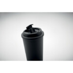 Doppelwandiger PP-Becher. Fassungsvermögen: 475 ml.-Schwarz-8719941053236-6