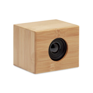 Bamboo Wireless 5.0-Lautsprecher und kabelloses 10-W-Ladegerät. Schließen Sie das Gerät an Ihren Computer an