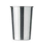 Becher aus Edelstahl. Fassungsvermögen: 350 ml.-Silber matt-8719941054974-2