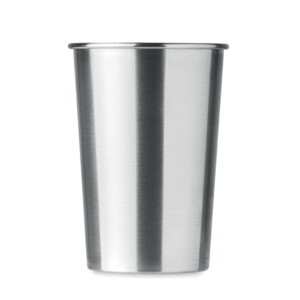 Becher aus Edelstahl. Fassungsvermögen: 350 ml.-Silber matt-8719941054974-2