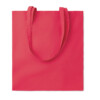 Einkaufstasche aus Baumwolle mit langen Henkeln. 105 g/m². Produziert nach einem zertifizierten Standard für die Verwendung von Schadstoffen in Textilien.-Fuchsie-8719941011519