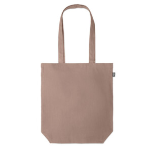 Einkaufstasche aus 100 % Hanfstoff mit langen Henkeln. 200 g/m².-Braun-8719941051041-1