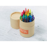 Etui mit 30 Wachsmalstiften in Kartonhülse.-Beige-8719941013537-5