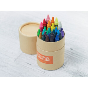 Etui mit 30 Wachsmalstiften in Kartonhülse.-Beige-8719941013537-5