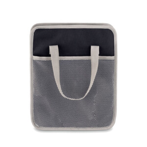 Faltbarer Auto-Organizer aus 600D Polyester und seitlicher Netztasche.-Schwarz-8719941027107-3