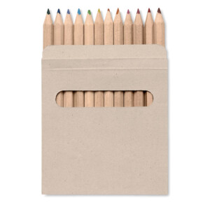 Etui 12 Bleistifte.-Braun-8719941013049-2