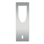 Weinflaschenhalter aus Edelstahl mit Korkablage.-Silber matt-8719941056695-1