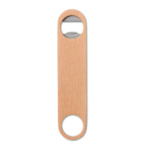 Flaschenöffner aus Edelstahl und Holzoberfläche.-Holz-8719941000612-1