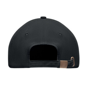 6-Panel-Baseballcap aus dicker gebürsteter Baumwolle mit Metallschnallenverschluss. Farbiges Sandwich-Visier. Größe 7 1/4.-Rot-8719941041448-1