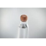 Flasche aus Borosilikatglas mit Korkdeckel. Fassungsvermögen: 600 ml.-Transparent-8719941053939-6