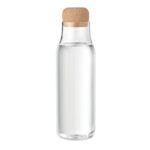 Flasche aus Borosilikatglas mit Korkdeckel. Fassungsvermögen: 1 Liter.-Transparent-8719941054028-2