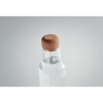 Flasche aus Borosilikatglas mit Korkdeckel. Fassungsvermögen: 1 Liter.-Transparent-8719941054028-6