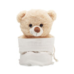 gefüllt mit recyceltem Polyester und präsentiert in einer Tasche aus Bio-Baumwolle.-Beige-8719941056923