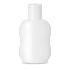 Handreiniger in nachfüllbarer HDPE-Flasche Fassungsvermögen 100 ml. Bestehend aus 70% Alkohol. In Europa hergestellt. Dieser Artikel ist unter Kosmetik kategorisiert.-Weiß-8719941050280