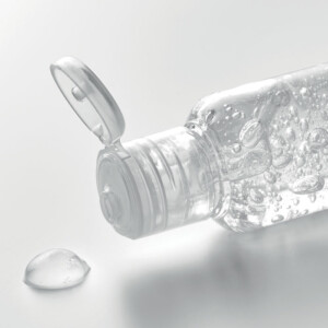 Handreinigungsgel in wiederbefüllbarer PET-Flasche. Fassungsvermögen 50ml. Bestehend aus 70% Alkohol. In Europa hergestellt. Dieser Artikel ist unter Kosmetik kategorisiert.-Transparent-8719941050303-6
