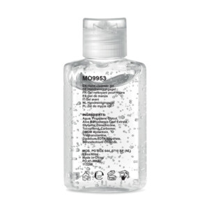 Handreinigungsgel in PET-Flasche mit Flip-Cap. Fassungsvermögen 60ml. Zusammensetzung ohne Alkohol. Dieser Artikel ist unter Kosmetik kategorisiert.-Transparent-8719941049703-1