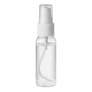 Handreinigungsspray in wiederbefüllbarer PET-Flasche. Fassungsvermögen 30ml. Formulierung mit 70 % Alkohol. In Europa hergestellt. Dieses Produkt ist als Kosmetik kategorisiert.-Transparent-8719941051935-2
