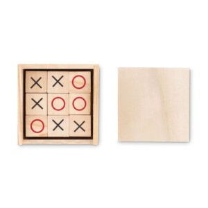Hölzernes Tic Tac Toe-Spiel.-Holz-8719941035812-1