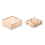 Hölzernes Tic Tac Toe-Spiel.-Holz-8719941035812
