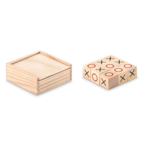 Hölzernes Tic Tac Toe-Spiel.-Holz-8719941035812