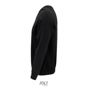 Sweatshirt mit Rundhalsausschnitt. 80 % Bio-Baumwolle / 20 % recycelter Polyester