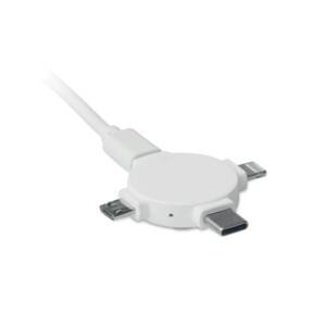 3-in-1-Ladekabel mit 3 verschiedenen Anschlüssen