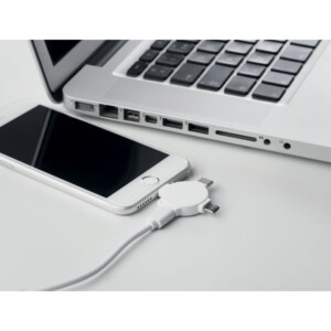 3-in-1-Ladekabel mit 3 verschiedenen Anschlüssen