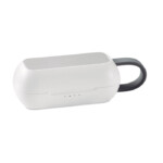 Set mit 2 kabellosen JL 5.0 True Wireless Stereo (TWS) Ohrhörern mit integriertem 30-mAh-Akku. Spielzeit ca. 3 Stunden. Inklusive Micro-USB-Ladekabel und 400-mAh-Ladestation.-Weiß-8719941044623-1