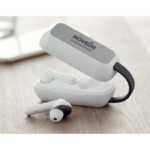 Set mit 2 kabellosen JL 5.0 True Wireless Stereo (TWS) Ohrhörern mit integriertem 30-mAh-Akku. Spielzeit ca. 3 Stunden. Inklusive Micro-USB-Ladekabel und 400-mAh-Ladestation.-Weiß-8719941044623-5