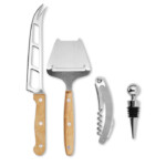 Flaschenöffner und Tropfstopper. Präsentiert in einer Bambusbox.-Holz-8719941006676