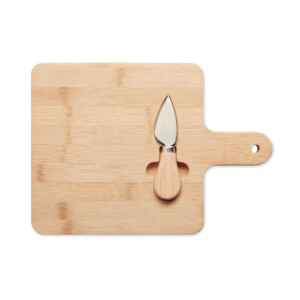 Käsebrett aus Bambus mit Serviermesser.-Holz-8719941055742-1